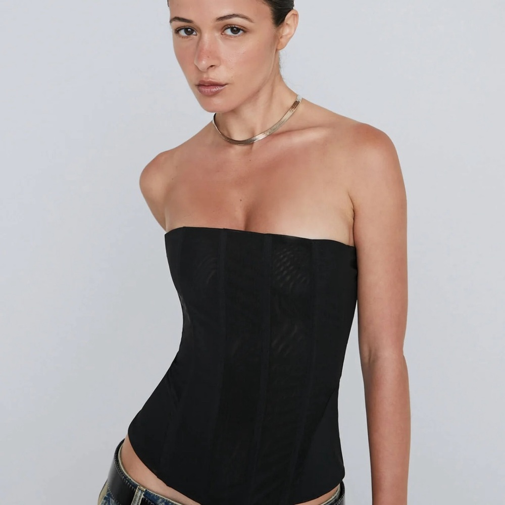Miaou Libra corset in black